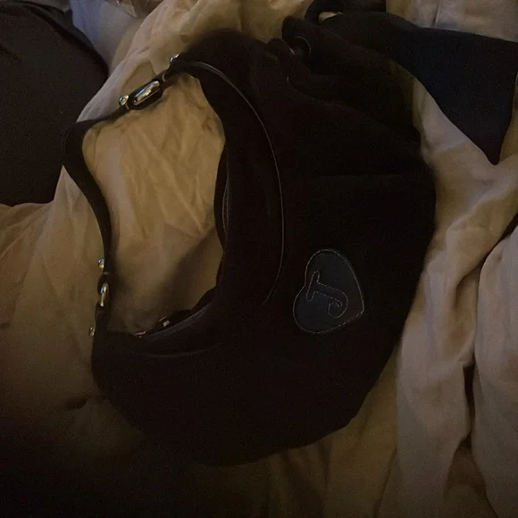 COPY - Juicy Couture Black Handbag with Silver Crown - Picture 6 of 8